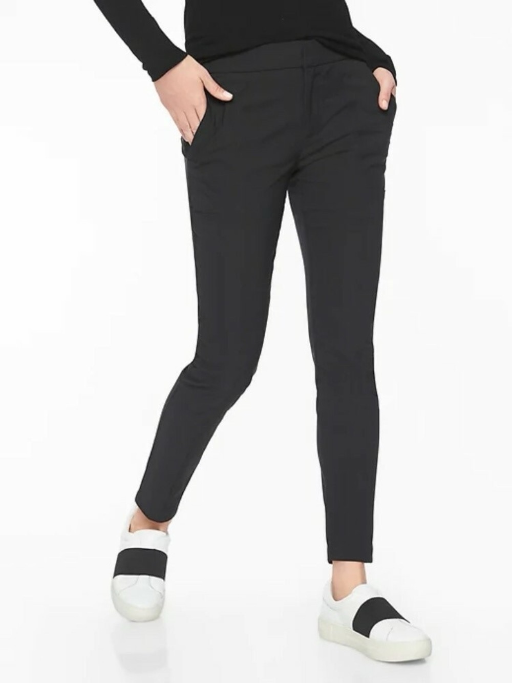 NWOT Athleta Wander Stash Skinny Pant Black Activewear Outdoors Casual Women’s 4